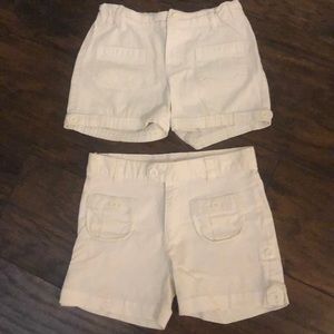 GUC size 7/8 white shorts bundle.